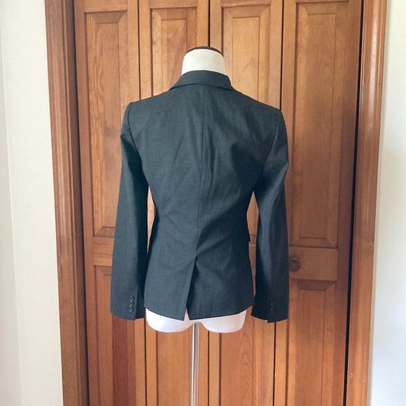 Banana Republic Charcoal Blazer, Size 0P - Picture 3 of 9